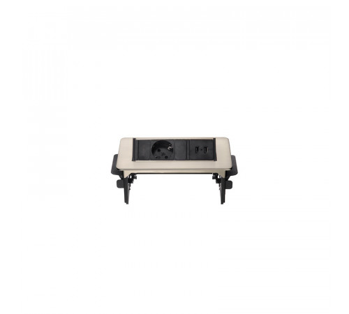 Блок розеток 47 (1 секция и 2 USB) Mebax 00-00001163 Блок розеток 47 (1 секция и 2 USB) Mebax 00-00001163