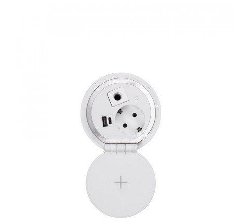 Блок розеток 51 (1 секция и 2 USB) Mebax 00-00000827 Блок розеток 51 (1 секция и 2 USB) Mebax 00-00000827