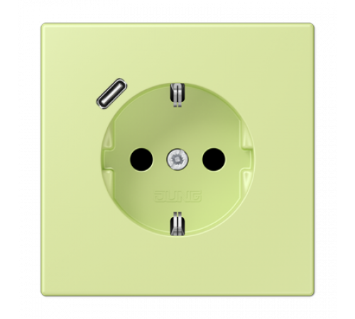 Розетка 2K+З USB Typ C Jung LC1520-18C222