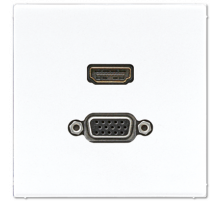 Розетка HDMI/VGA Jung MALS1173WW