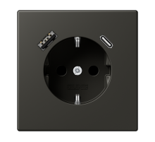 Розетка 2K+З USB Typ AC Jung LC1520-15CA259