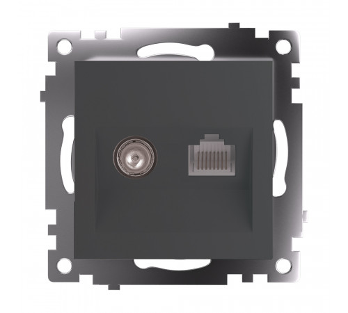 Розетка TV + RJ-45 Stekker Катрин GLS00-7106-06 49417 Розетка TV + RJ-45 Stekker Катрин GLS00-7106-06 49417