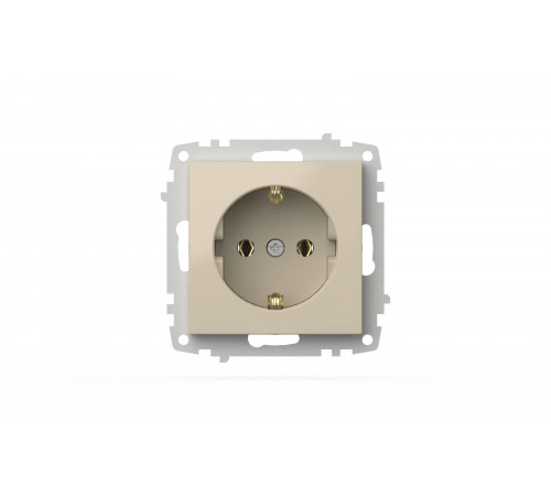 Розетка с заземлением ELBI Zena Vega 609-010300-217