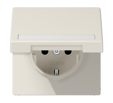 Розетка Schuko с крышкой Jung LS1520BFNAKL