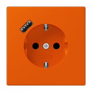 Розетка 2K+З USB Typ A Jung LC1520-18A260