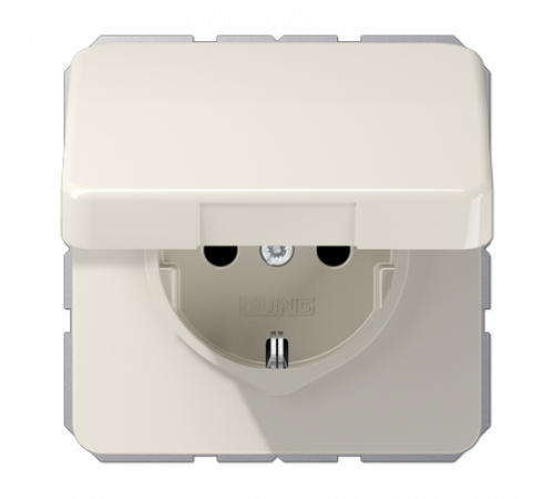 Розетка штепсельная Schuko Jung CD1520NBFKL