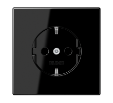 Розетка 2K+З со шторками Jung LS1520KISW