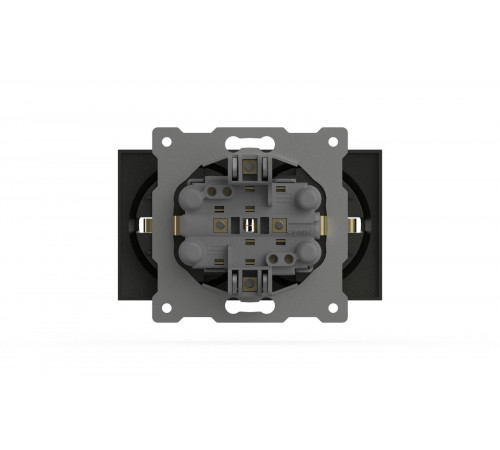 Розетка двухместная с заземлением ELBI Zena Vega 609-011100-907