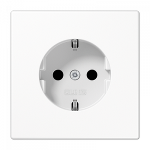 Розетка штепсельная Schuko Jung LS1520NWW