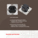 Розетка USB 2.1А+1А Arte Milano 202.46-1.white