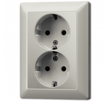 Розетка штепсельная Schuko Jung ES5020KI-L