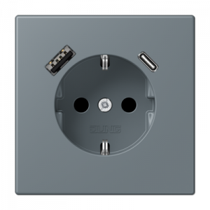 Розетка 2K+З USB Typ AC Jung LC1520-15CA251