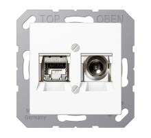 Розетка Smart TV Jung MMDA4521WW