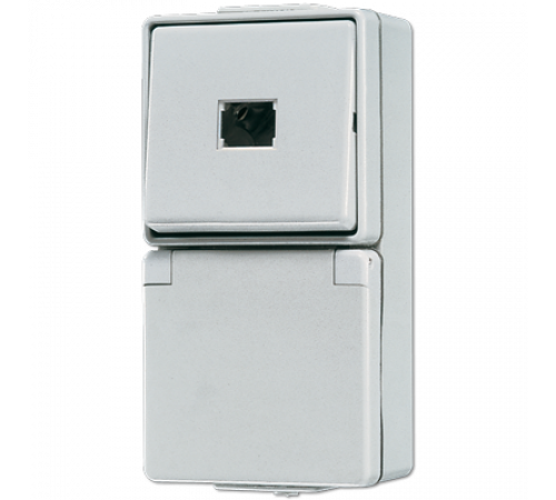 Розетка штепсельная Schuko Jung 671W Розетка штепсельная Schuko Jung 671W
