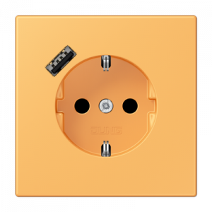 Розетка 2K+З USB Typ A Jung LC1520-18A254