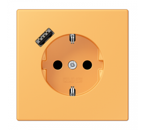 Розетка 2K+З USB Typ A Jung LC1520-18A254 Розетка 2K+З USB Typ A Jung LC1520-18A254