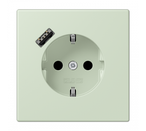 Розетка 2K+З USB Typ A Jung LC1520-18A218 Розетка 2K+З USB Typ A Jung LC1520-18A218