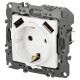 Розетка со шторами и 2 USB Эра 12-4109-01М Б0065728