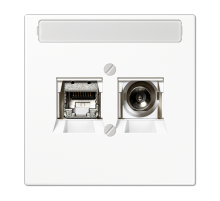 Розетка Smart TV Jung MMDLS4521WW