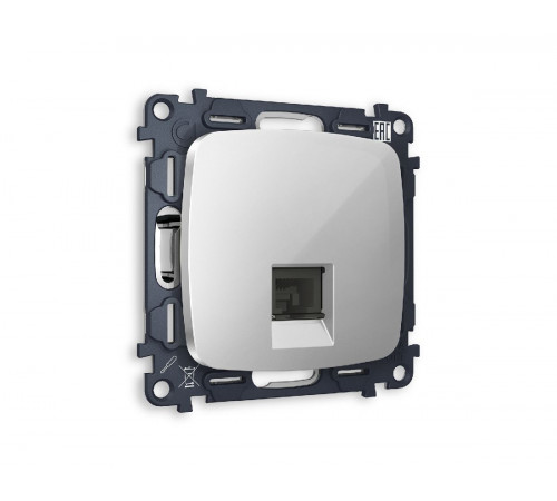 Комплект механизма телефонной розетки RJ-11(4P4C) со шторкой Ambrella Volt Omega MO412030 Комплект механизма телефонной розетки RJ-11(4P4C) со шторкой Ambrella Volt Omega MO412030