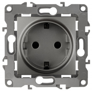 Розетка 2P+E Schuko Эра 12-2101-12 Б0019319