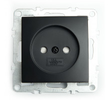 Розетка 1-местная б/з с защитной шторкой Stekker Эрна PST10-9109-03 49153