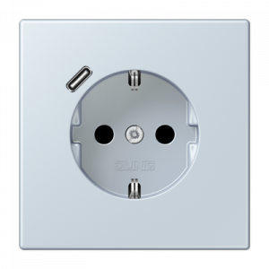 Розетка 2K+З USB Typ C Jung LC1520-18C209