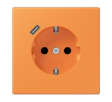 Розетка 2K+З USB Typ C Jung LC1520-18C225