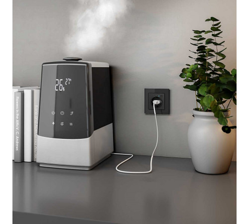 Розетка Wi-Fi Werkel черный матовый W1171608 4690389176098 Розетка Wi-Fi Werkel черный матовый W1171608 4690389176098