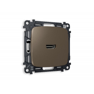 Комплект механизма розетки HDMI 2.0 40V/500mA 2.0GHz 5-18Gbit/s Ambrella Volt Omega MO644010
