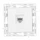 Розетка телефонная RJ11 Arte Milano 217.51-1.white