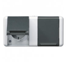 Розетка Schuko двухместная Jung 8220-1W