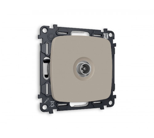 Комплект механизма TV розетки оконечной 50-870 MHz 1dB Ambrella Volt Omega MO373010