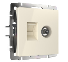 Розетка ТВ+Ethernet Werkel 4690389174476 W1181303