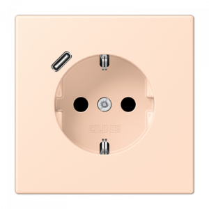 Розетка 2K+З USB Typ C Jung LC1520-18C228