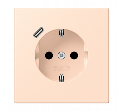 Розетка 2K+З USB Typ C Jung LC1520-18C228