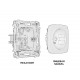 Комплект механизма розетки с/з на винтовых зажимах Ambrella Volt Omega MO126010