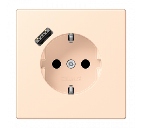 Розетка 2K+З USB Typ A Jung LC1520-18A238 Розетка 2K+З USB Typ A Jung LC1520-18A238