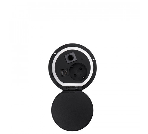 Блок розеток 51 (1 секция и 2 USB) Mebax 00-00000828 Блок розеток 51 (1 секция и 2 USB) Mebax 00-00000828
