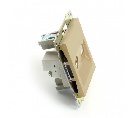 Розетка TV + компьютерная RJ-45 Stekker Катрин GLS00-7106-08 49230