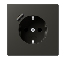 Розетка 2K+З USB Typ A Jung LC1520-18A259