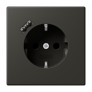 Розетка 2K+З USB Typ A Jung LC1520-18A259