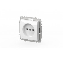 Розетка без заземления ELBI Zena Vega 609-015600-215