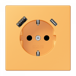 Розетка 2K+З USB Typ AC Jung LC1520-15CA254