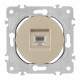 Розетка телефонная RJ11 Arte Milano 202.51-1.shampan