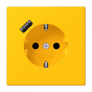 Розетка 2K+З USB Typ A Jung LC1520-18A263