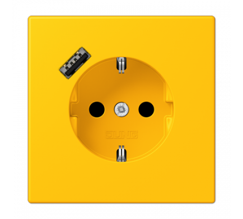 Розетка 2K+З USB Typ A Jung LC1520-18A263 Розетка 2K+З USB Typ A Jung LC1520-18A263
