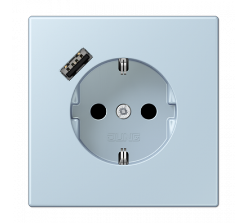 Розетка 2K+З USB Typ A Jung LC1520-18A208