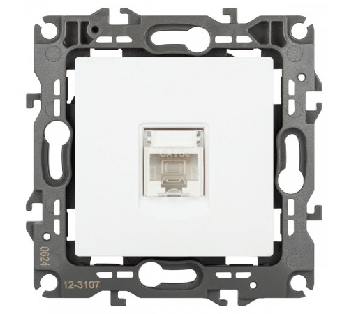 Розетка компьютерная RJ45 Эра 12-3107-01М Б0065712 Розетка компьютерная RJ45 Эра 12-3107-01М Б0065712