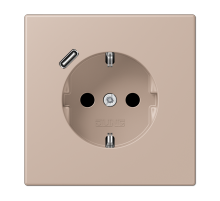Розетка 2K+З USB Typ C Jung LC1520-18C240